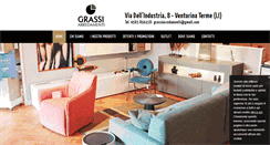 Desktop Screenshot of grassiarredamenti.com